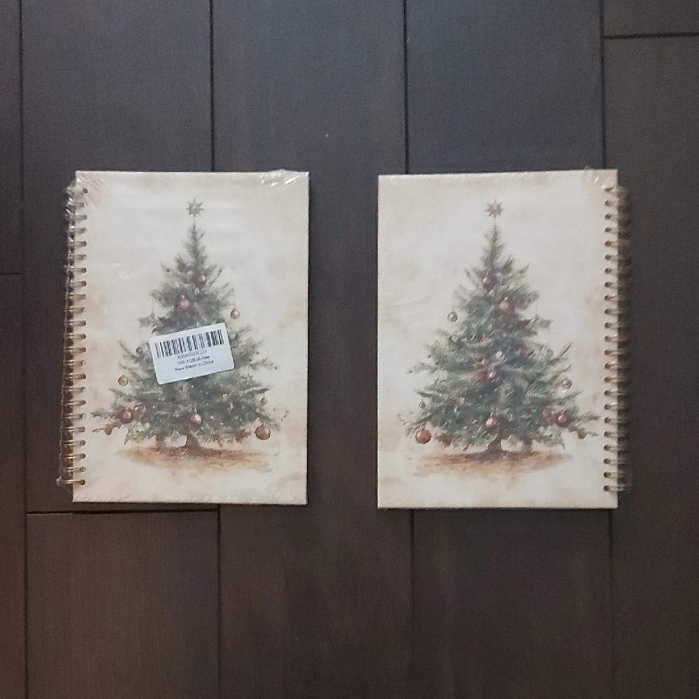 Festive Christmas Tree Spiral Notebook